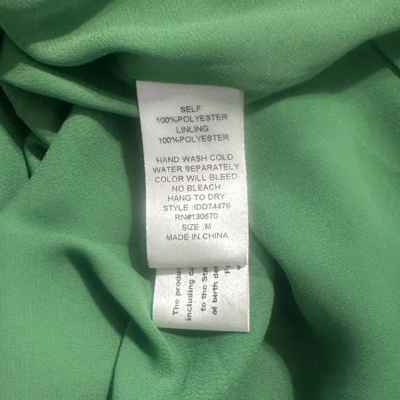 Palm Leaf Wrap Dress with Tassel detailing - Picture 3 of 3